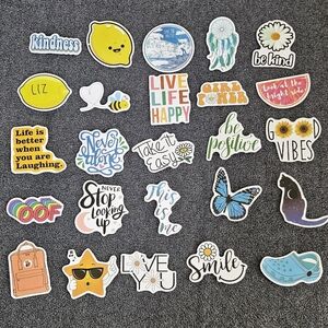 Motivation Stickers, cute stickers,  Journaling stationary girls, women,25pc